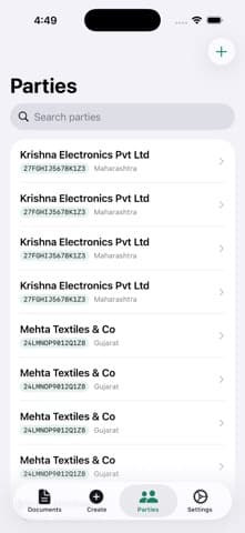 BillKit GST screenshot from its official App Store listing